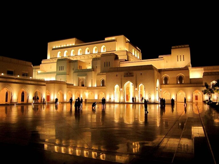 Exploring the Enchanting Royal Omani Opera House Gardens in Muscat, Oman